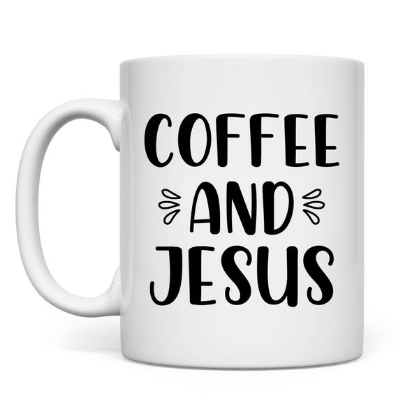 Tasse coffee and jesus