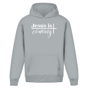 Oversize Hoodie Ohne Kordel jesus is comig