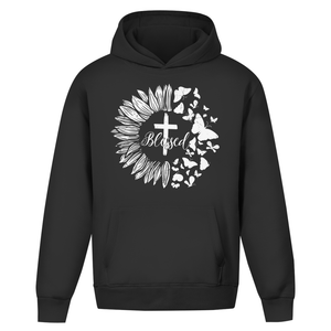 Oversize Hoodie Ohne Kordel blessed