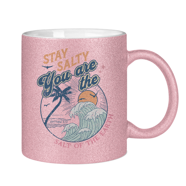 Glitzertasse stay salty