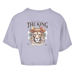 Damen Oversize Crop Top daughter of the king 2 corinthians 6:18