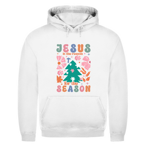 Herren Hoodie jesus is reason for the season
