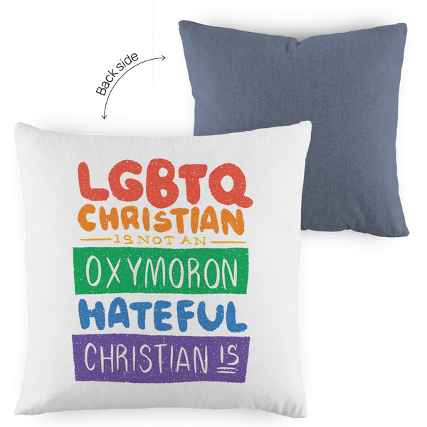 Kopfkissen zweifarbig lgbt christlich