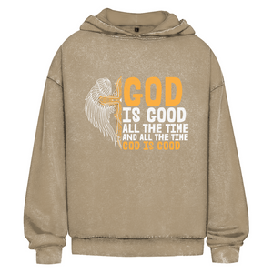 Oversize Washed Hoodie god is good