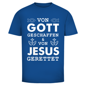 Herren T-Shirt von gott geschaffen