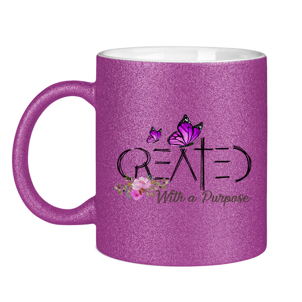 Glitzertasse created with a purpose