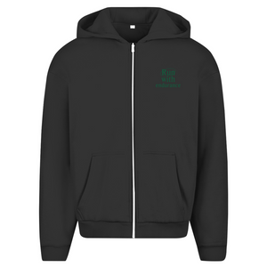 Oversize Zipper Hoodie run with endurance hebrews 12:1