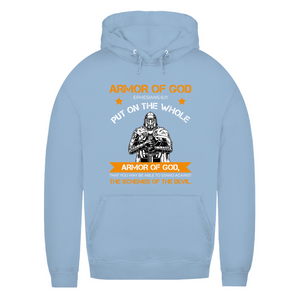 Damen Hoodie armor of god ephesians 6:11