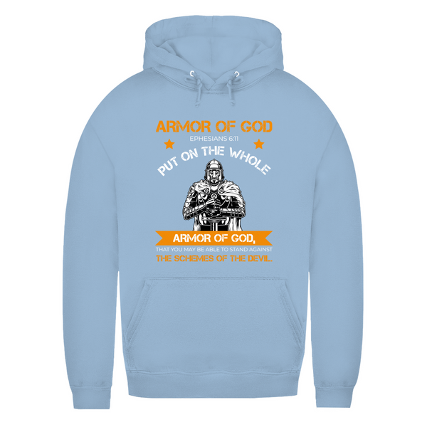 Damen Hoodie armor of god ephesians 6:11