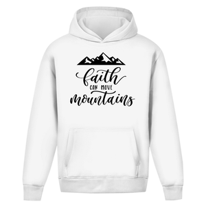 Oversize Hoodie Ohne Kordel faith can move mountains