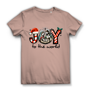 Damen Bio T-Shirt joy to the world