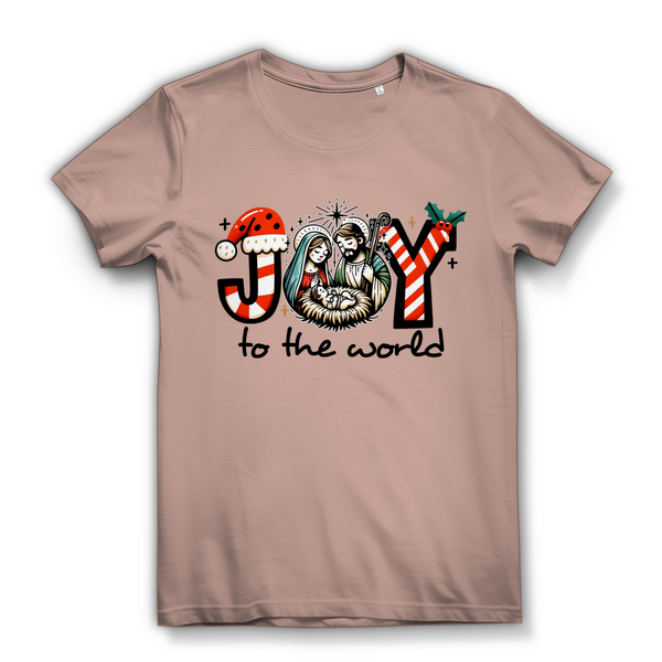 Damen Bio T-Shirt joy to the world