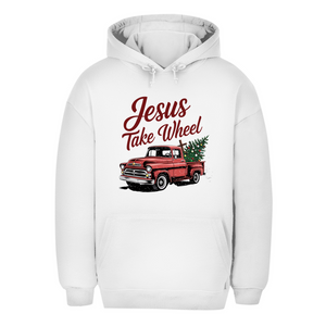 Unisex Oversize Hoodie jesus take wheel