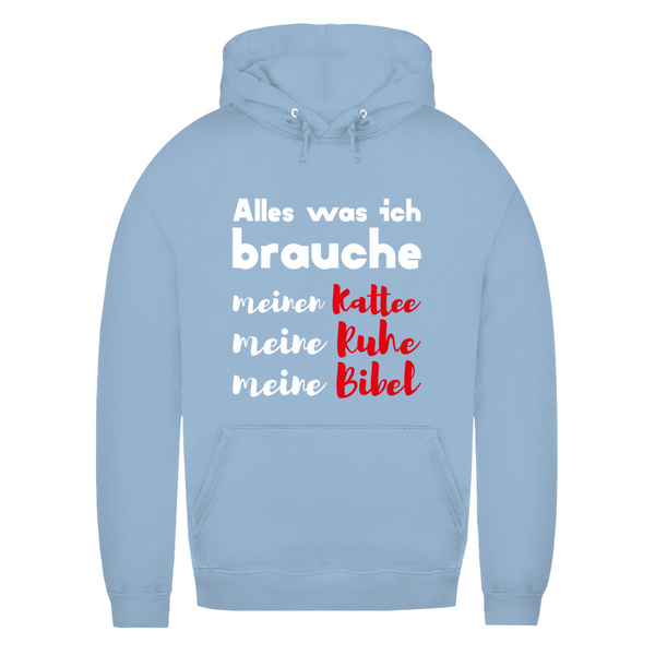 Damen Hoodie alles was ich brauche