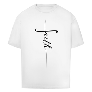 Oversize T-Shirt faith kreuz