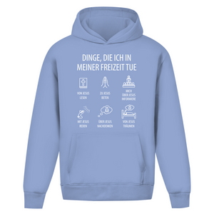 Oversize Hoodie Ohne Kordel dinge die ich in meiner freizeit tue