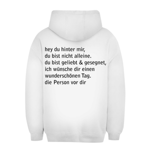 Unisex Oversize Hoodie hey du hinter mir