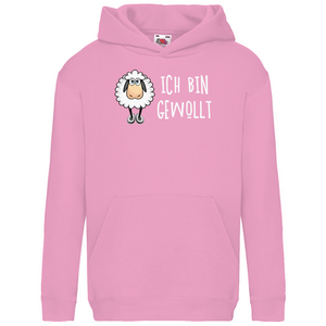 Kinder Hoodie ich bin gewollt