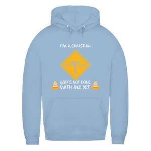 Damen Hoodie christian under construction