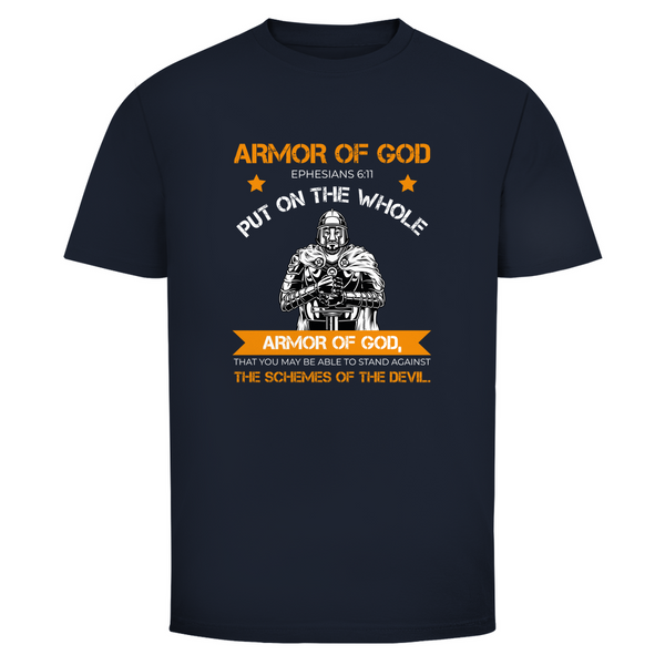 Herren T-Shirt armor of god ephesians 6:11