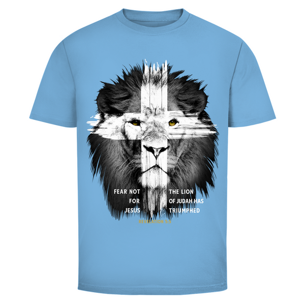 Herren T-Shirt fear not for jesus revelation 5:5