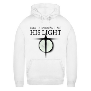 Damen Hoodie even in darkness i see his light