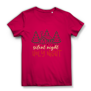 Damen Bio T-Shirt silent night holy night