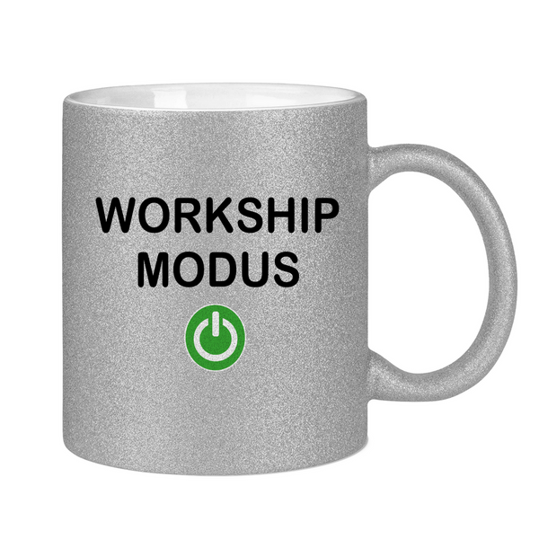 Glitzertasse workship modus