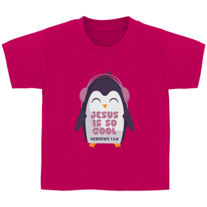 Kinder T-Shirt jesus is so cool hebrews 13:8