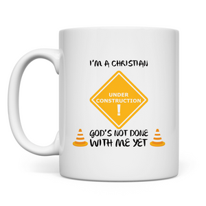 Tasse christian under construction