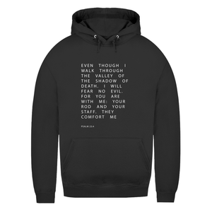 Damen Hoodie i will fear no evil psalm 23:4