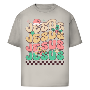Oversize T-Shirt jesus weihnachtsmotiv