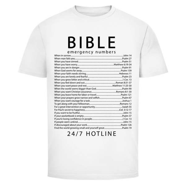 Herren T-Shirt bible