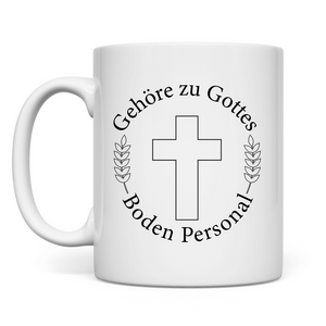 Tasse gehöre zu gottes boden personal
