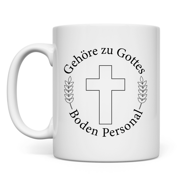 Tasse gehöre zu gottes boden personal