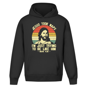 Oversize Hoodie Ohne Kordel jesus took naps mark 4:38
