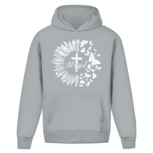 Oversize Hoodie Ohne Kordel blessed