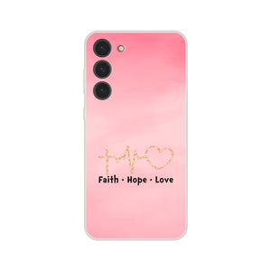 faith hope love Samsung-Hülle