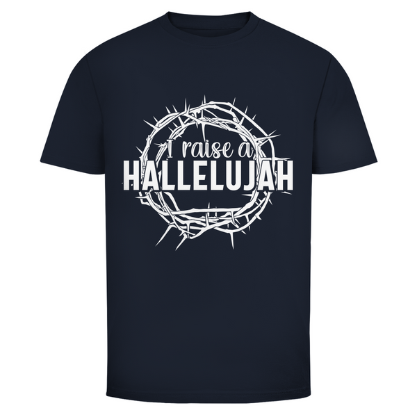 Herren T-Shirt i raise a hallelujah dornenkrone