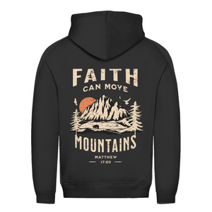 Damen Hoodie faith can move mountains matthew 17:20