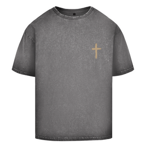 Oversize Washed T-Shirt a loving god 1 john 4:9-10