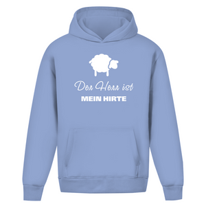 Oversize Hoodie Ohne Kordel der herr ist mein hirte