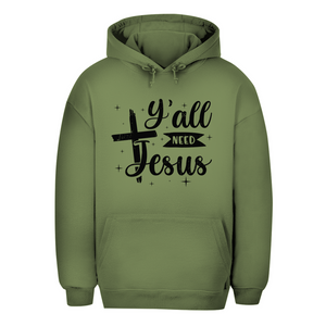 Unisex Oversize Hoodie all you need jesus
