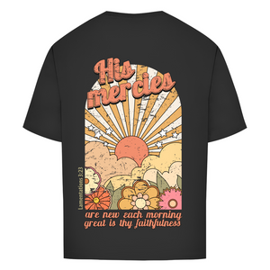 Oversize T-Shirt great is thy faithfulness lamentations 3:23