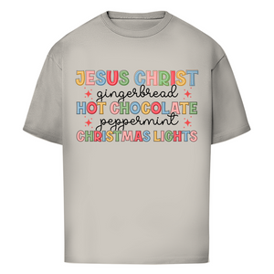 Oversize T-Shirt jesus christ gingerbread