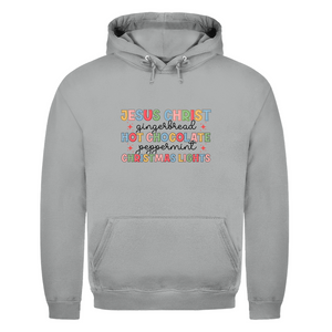 Herren Hoodie jesus christ gingerbread
