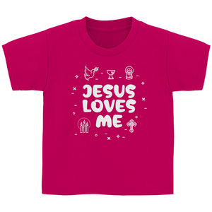 Kinder T-Shirt jesus loves me