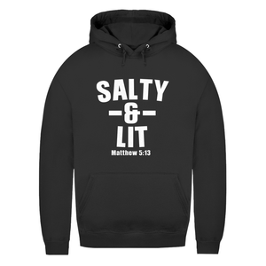 Damen Hoodie salty and lit matthew 5:13