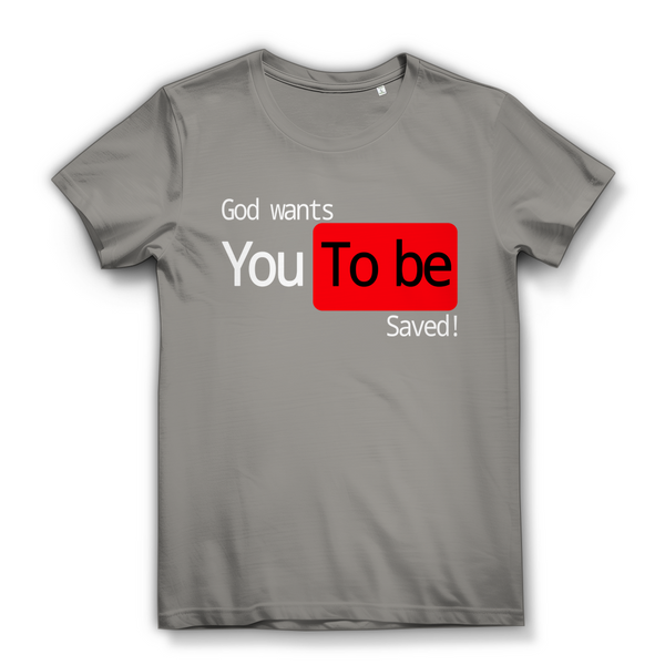 Damen Bio T-Shirt god wants you to be saved