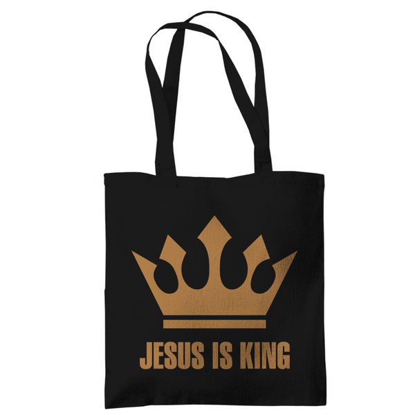 Tragetasche jesus is king krone